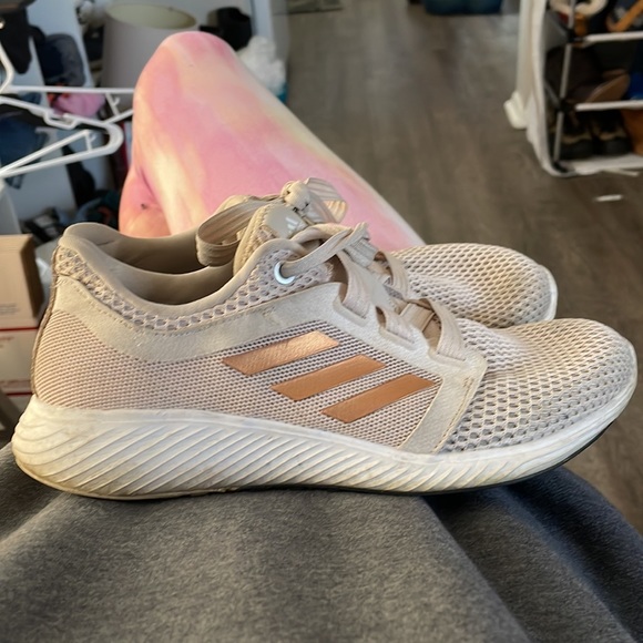 adidas Shoes 8 Adidas Edge Lux Bounce Rose Gold Tan Lace Up Sneaker
